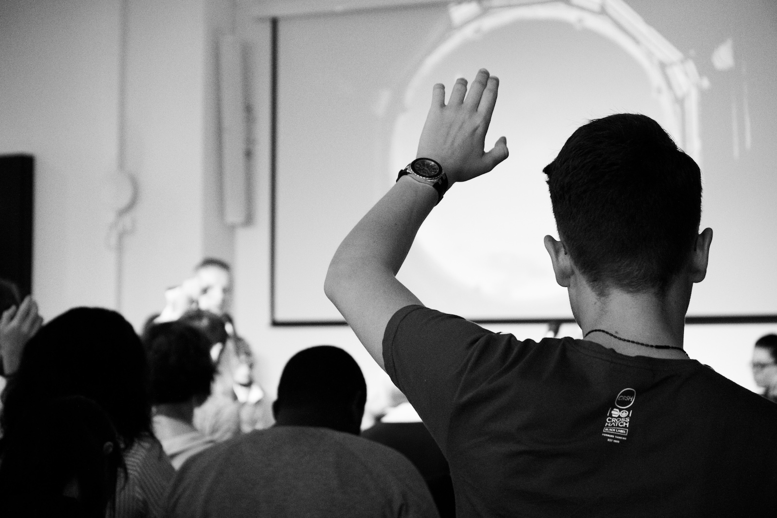 Seminarium — student zadaje pytanie
